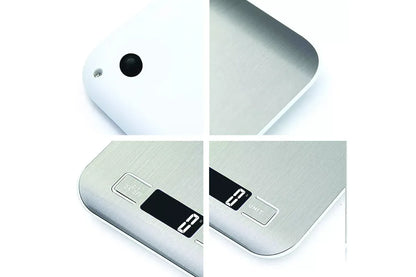 5KG Stainless Steel Digital Electronic Kitchen Scale Postal Scales 1g LCD Backlight Weight Black