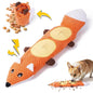 Dog Toys for Aggressive Chewers Dog Toys with Squeaker for Boredom and Teething Orange