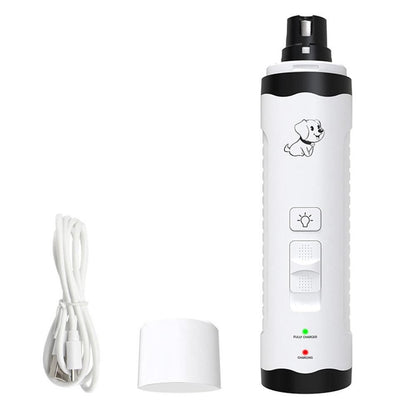 Electric Dog Nail Grinder - M3 Rechargeable Pet Nail Trimmer Grooming Tool