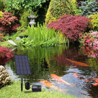 Solar Oxygenator Aquarium Oxygen Aerator Air Pump Fishing Aerator with Pipe for Garden Fish Tank Outdoor Pool Pond