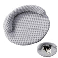 Washable Cooling Pet Bed with Removable Cover for Dogs & Cats - Dark Gray - M