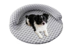 Washable Cooling Pet Bed with Removable Cover for Dogs & Cats - Dark Gray - M