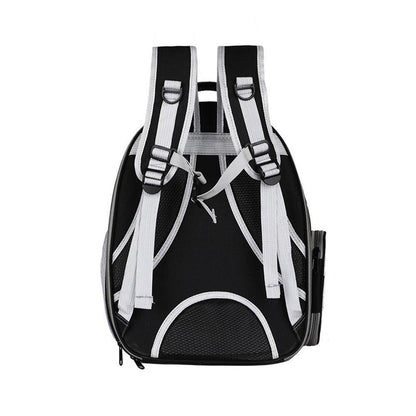 Expandable Travel Cat Backpack Carrier Polarized Tinted Bubble Window Pet Backpack Black