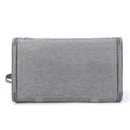Foldable Travel Pet Carrier Bag Portable Cat Dog Kennel Bag Grey - S