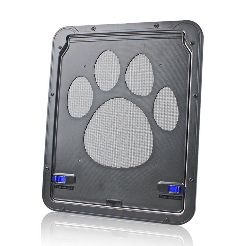 Lockable Pet Flap Screen Door Inside Door for Puppy Dog and Cat House