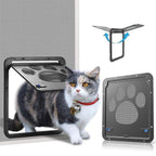 Lockable Pet Flap Screen Door Inside Door for Puppy Dog and Cat House