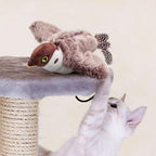 Interactive Cat Toy with Chirping Electronic Flying Bird for Indoor Cats