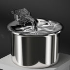 USB Powered 2L Automatic Cat Water Fountain Stainless Steel Pet Water Feeder