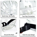 Transparent Cat Hood Astronaut Helmet Muzzle Mask Preventing Biting and Licking - Large