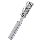 Two-Sided Pet Grooming Comb with Razor for Dog & Cat Fur Trimming