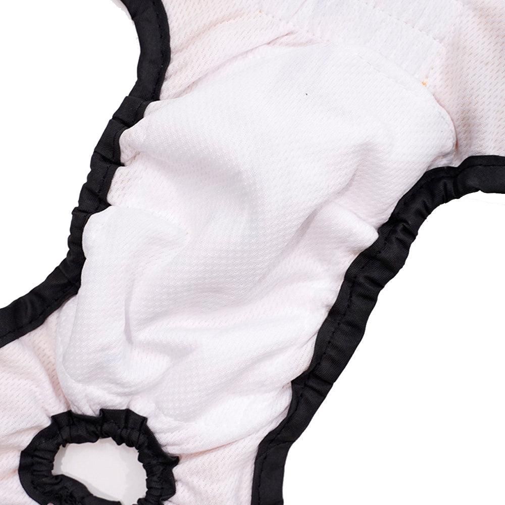 Washable Female Pet Nappy Diaper Dog Cat Physiological Pants Yellow - L