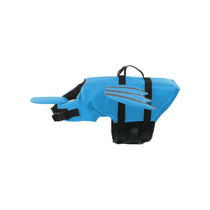 Dog Life Jacket Wings Pet Life Vest Adjustable Dog Flotation Swim Vest Blue - XL