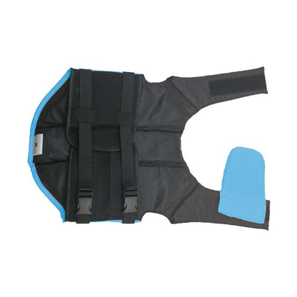 Dog Life Jacket Wings Pet Life Vest Adjustable Dog Flotation Swim Vest Blue - XL