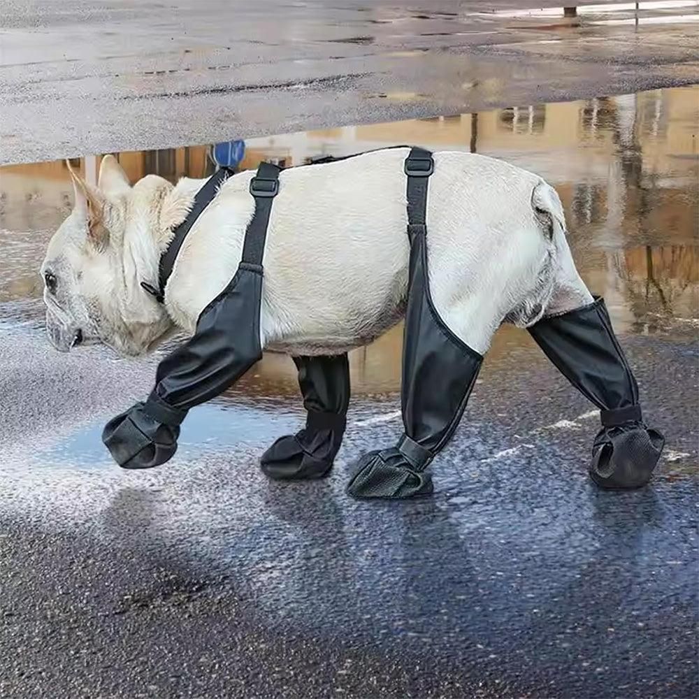 Waterproof Pet Boots Dog Rain Shoes for Outdoor Use - L
