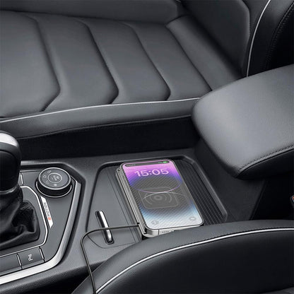 Universal Car Wireless Fast Charger Mat Non-Slip Charging Pad for Devices with Wireless Charging Function USB Style
