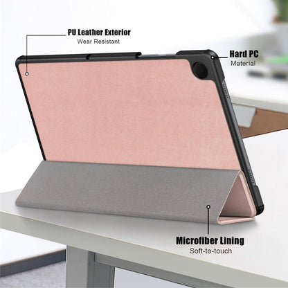 Protective Case for Samsung Galaxy Tab A9 Rose Gold
