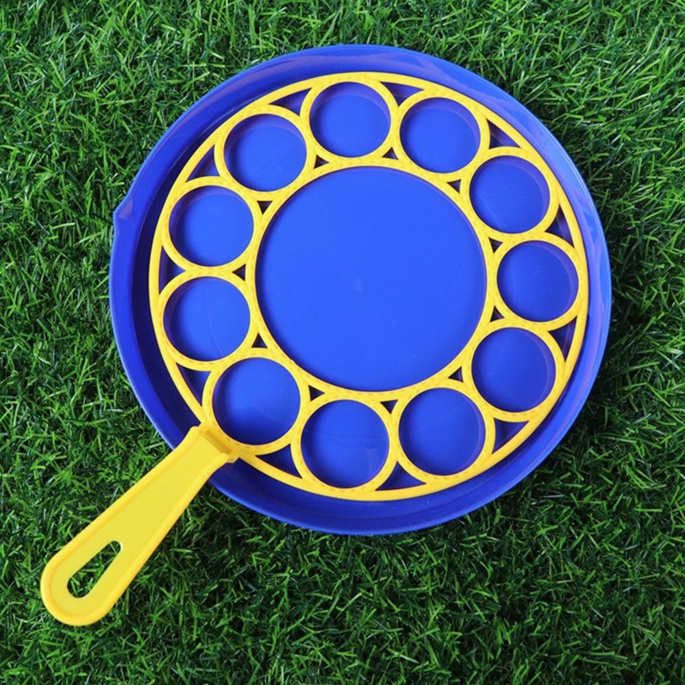 Big Bubble Wands Set - Giant Bubble Kit with Wand Blower and Tray