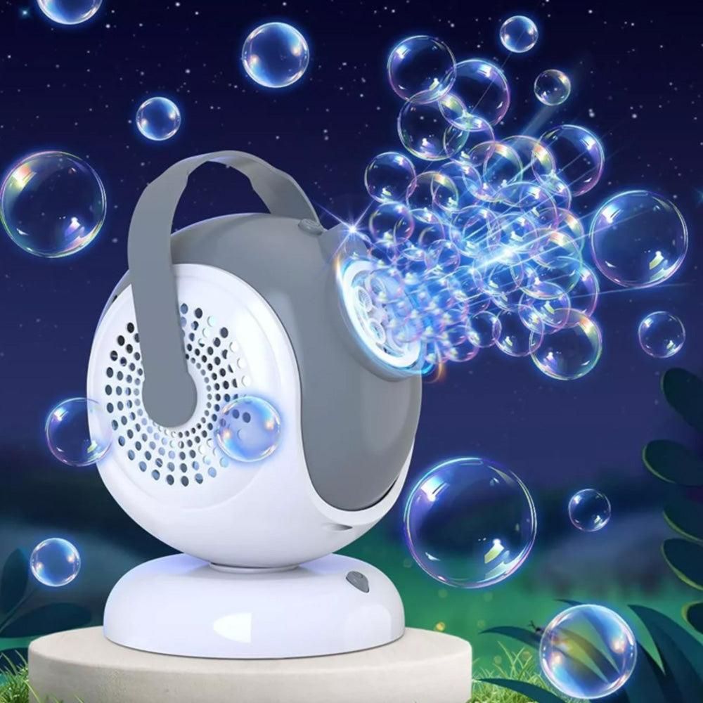 Automatic Bubble Machine Rotating Bubbles Blower Toy
