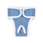 2pcs Dog Diapers Reusable Washable Nappy Wraps Panties for Pets Period Underpants-Blue 2XL