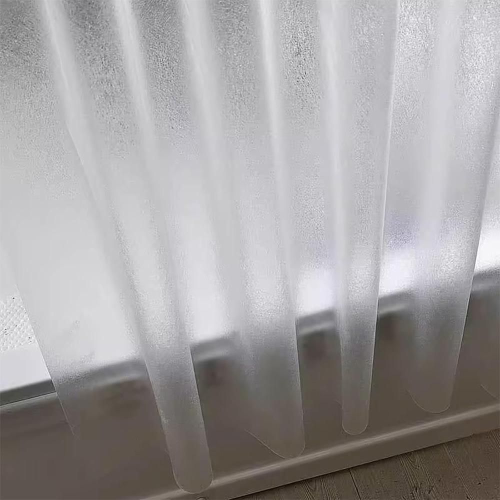 PEVA Thickened Shower Curtain Liner 180x180cm with Rustproof Grommets and Hooks - Style 3