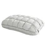Fluffy Pillow Breathable Cute Pineapple Puff Pillow for Bedroom Sofa - Grey