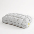 Fluffy Pillow Breathable Cute Pineapple Puff Pillow for Bedroom Sofa - Grey