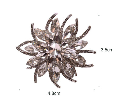 6Pcs Napkin Rings Vintage Delicate Alloy Lotus Flower Table Napkin Buckle for Home-Silver