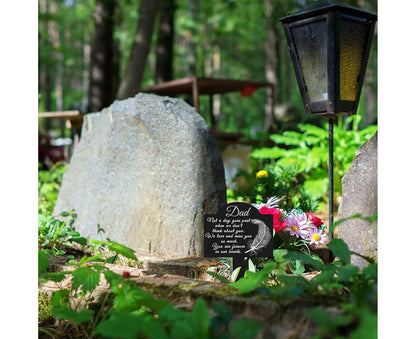 Garden Plaque Memorial Remembrance Stake - A