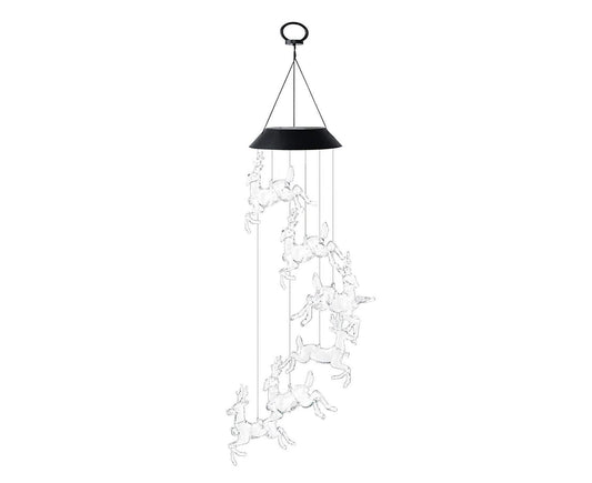 Solar Halloween Wind Chime Light - Elk