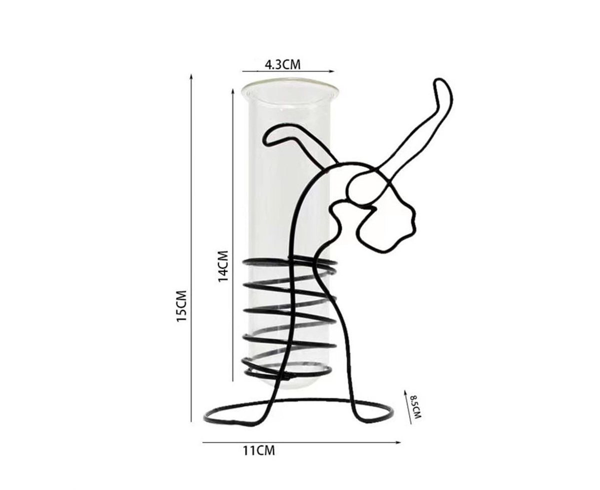 Creative Hydroponics Planter Vase with Holder - A