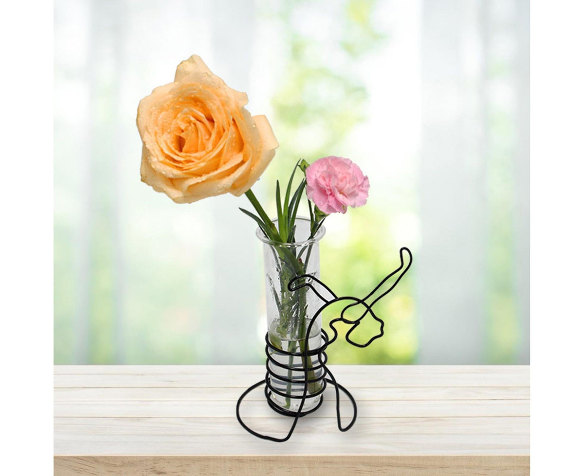 Creative Hydroponics Planter Vase with Holder - A