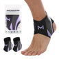 2-Pack Adjustable Compression Ankle Braces, Lightweight and Twist-Resistant - Purple