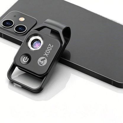 HD 200x Portable Microscope Lens for Smartphones – Kids Educational Science Toy, Biological Experiment Tool with CPL Filter