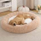 Round Warm Pet Nest Soft Circular Kennel Deep Sleep Winter Bed for Small Medium Pets