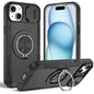 2-in-1 Magnetic Sliding Lens Case, Black for iPhone 15