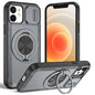 2-in-1 Magnetic Sliding Lens Case, Grey for iPhone 12