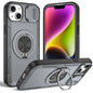 2-in-1 Magnetic Sliding Lens Case, Grey for iPhone 14