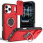 2-in-1 Magnetic Sliding Lens Case, Red for iPhone 17 Pro Max