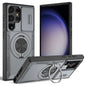 2-in-1 Magnetic Sliding Lens Case, Grey for Samsung S23Ultra