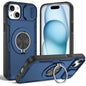 2-in-1 Magnetic Sliding Lens Case, Blue for iPhone 15 Plus