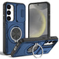 2-in-1 Magnetic Sliding Lens Case, Blue for  Samsung S25
