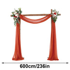 Wedding Arch Chiffon Fabric Drapery Wedding Drapery Arch Decoration Wedding Decor