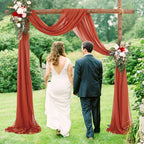 Wedding Arch Chiffon Fabric Drapery Wedding Drapery Arch Decoration Wedding Decor