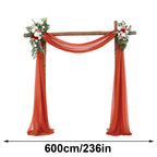 Wedding Arch Chiffon Fabric Drapery Wedding Drapery Arch Decoration Wedding Decor