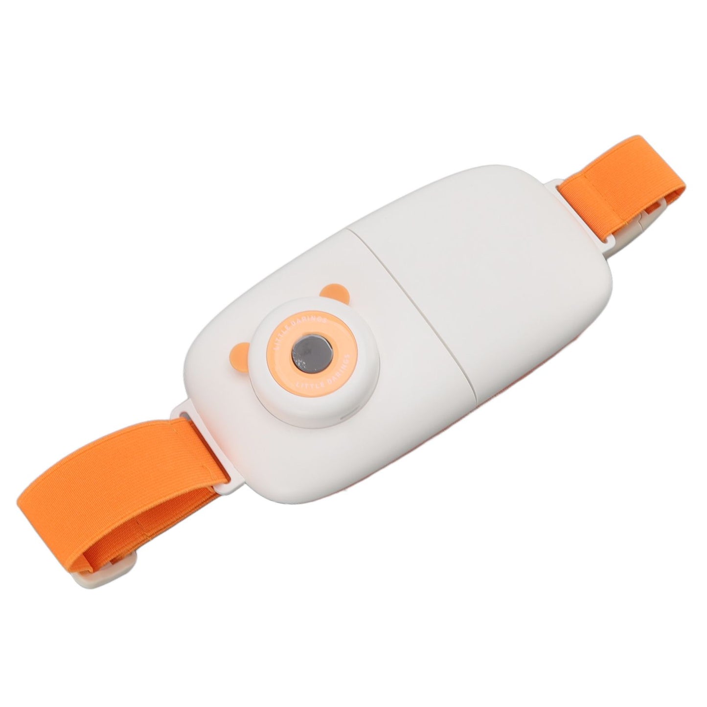 Foldable Menstrual Pain Belt Digital Display USB Charging Fast Heating Waist Warming Belt for Women Orange