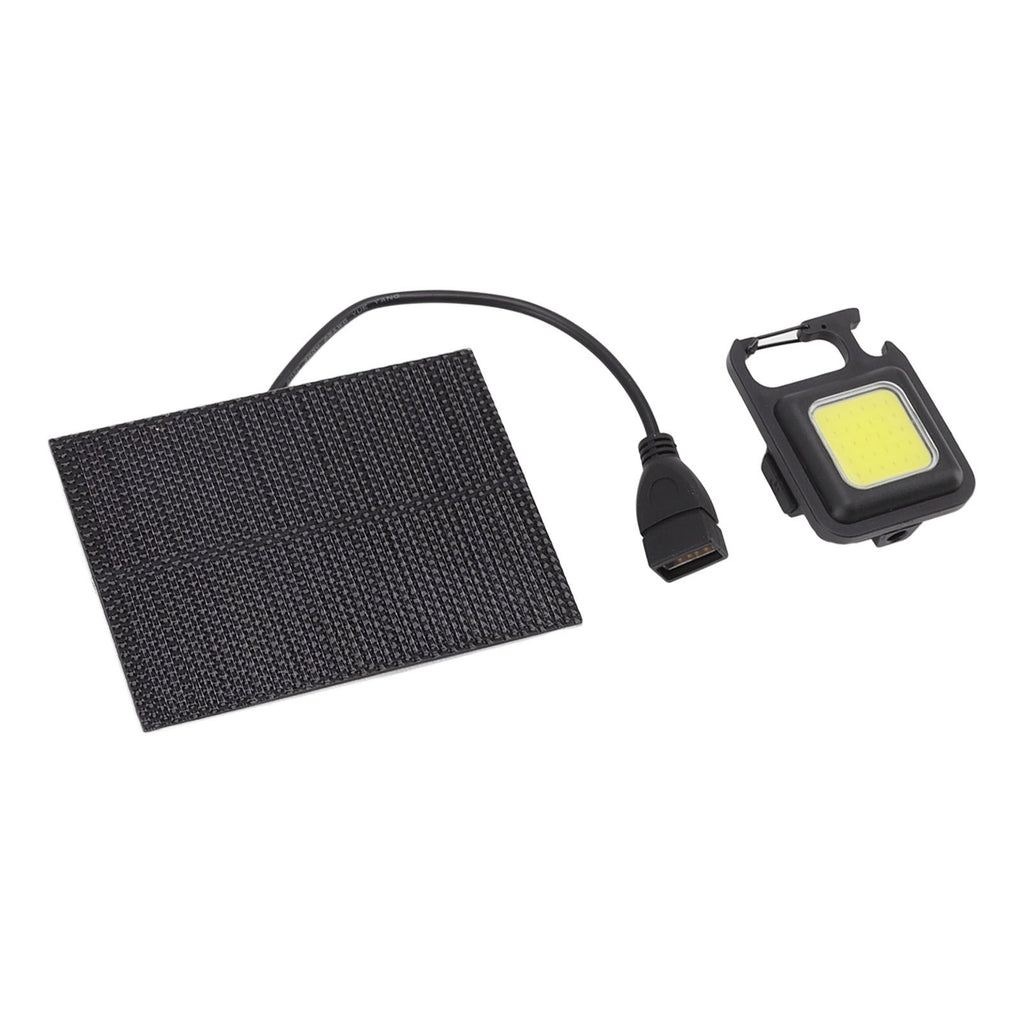 Monocrystalline Solar LED Light 5W IP68 Waterproof USB Rechargeable Solar Panel Light for Outdoor Camping