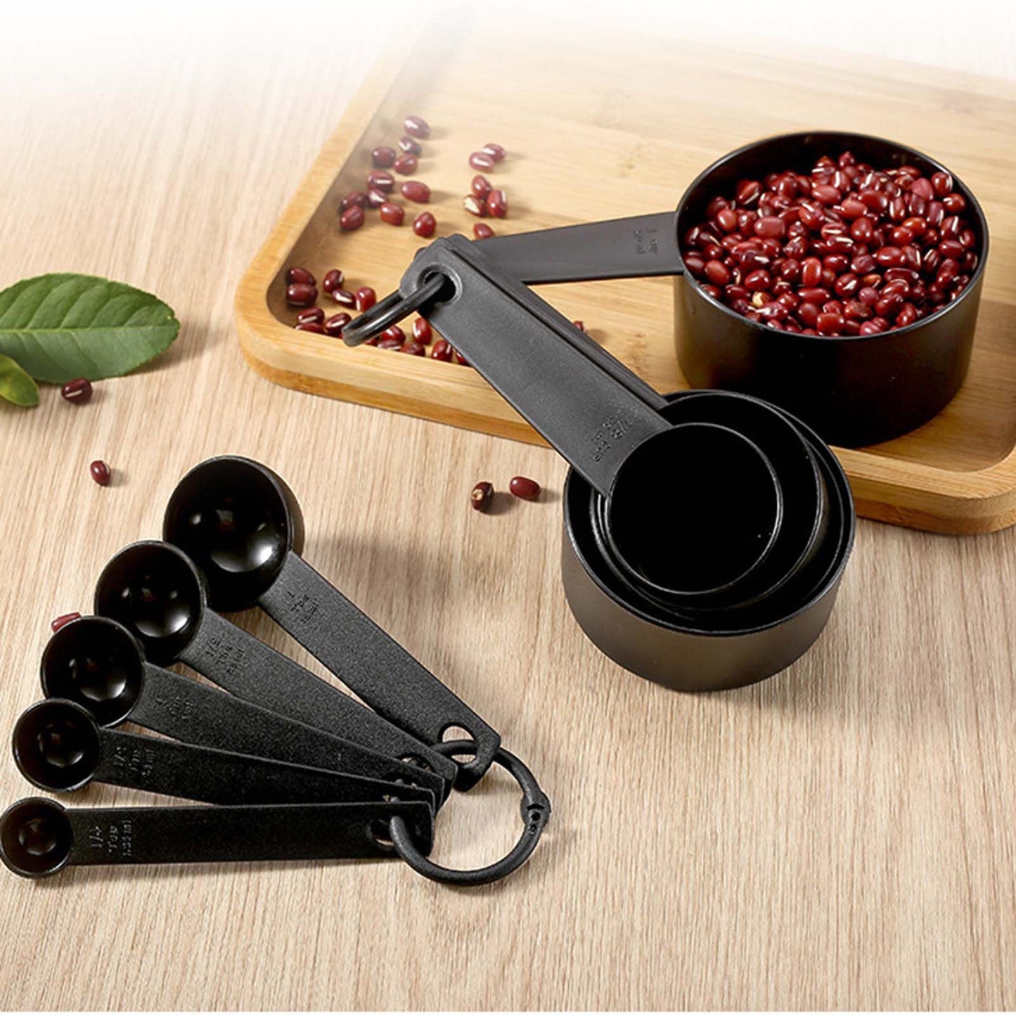 10Pcs Measuring Spoon Set Safe Durable PP Baking Measuring Spoons for Kitchen Gadgets
