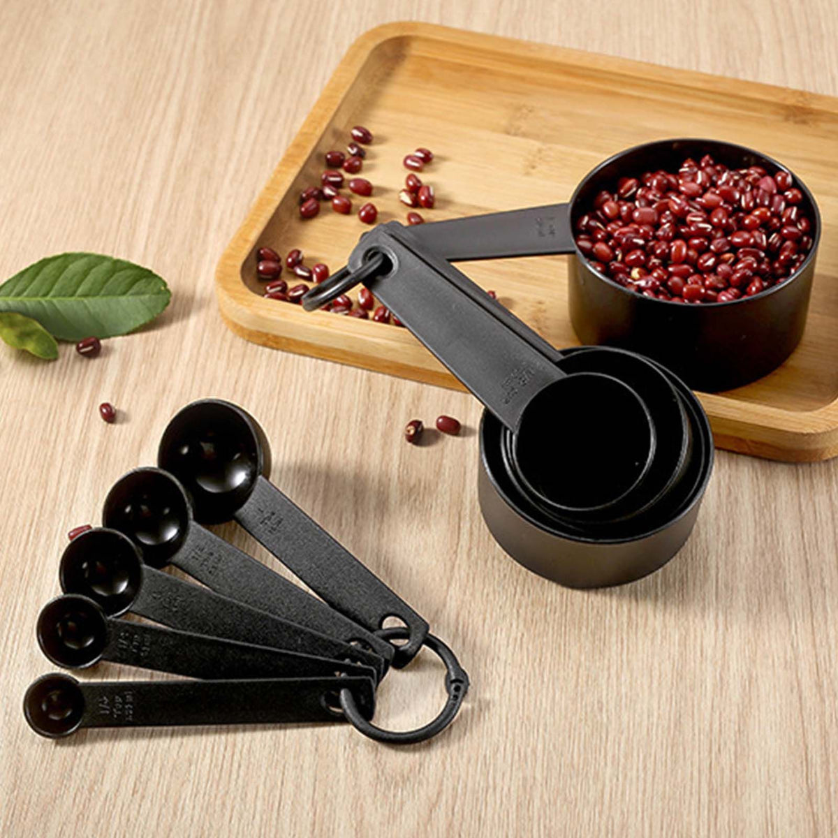 10Pcs Measuring Spoon Set Safe Durable PP Baking Measuring Spoons for Kitchen Gadgets