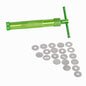 Green Clay Extruder Stainless Steel Clay Extruder Fondant Cake Sculpture Polymer Clay Tools Cake Decorating Tools