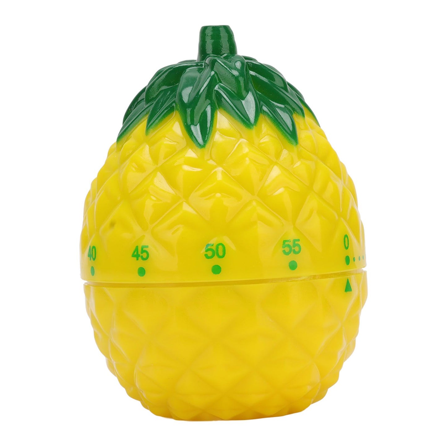 Kitchen Timer Fruit Shape Cute Style Plastic Material 6.4x6.4x8.7cm Compact Mechanical Timer for Home